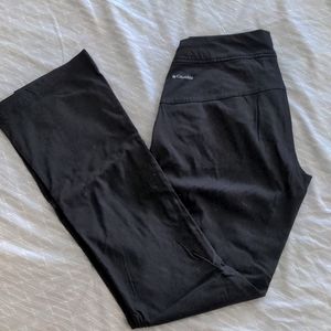 Black Columbia hiking pants, size 2